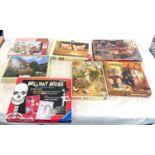 Selection of boxed jigsaw puzzles