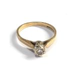9ct gold diamond ring weight 1.9g