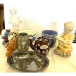 Selection of miscellaneous to include Royal Doulton, antique potty etc