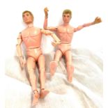 2, Vintage action man (men) Hasbro Palitoy 1964 Nude figures