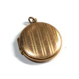 Antique rose gold locket weight 4.3g