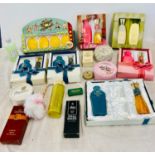 Selection of vintage toiletries soap etc