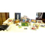 Selection of vintage and later toys / cars to include Meccano, Corgi etc