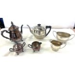 Selection of silver plated ware