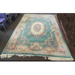 Large Rug, in need of a deep clean, approximate measurements: Length 120 inches by Width 96 inches