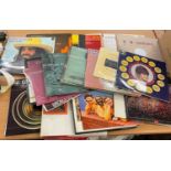 Large selection of assorted records to include Nelson Daka, Demis Roussos et