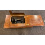Singer treadle sewing machine been taken apart, all parts are there