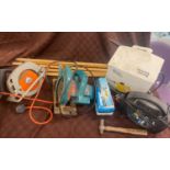 Large selection of power tools etc, includes Black and decker, steam cleaner etc