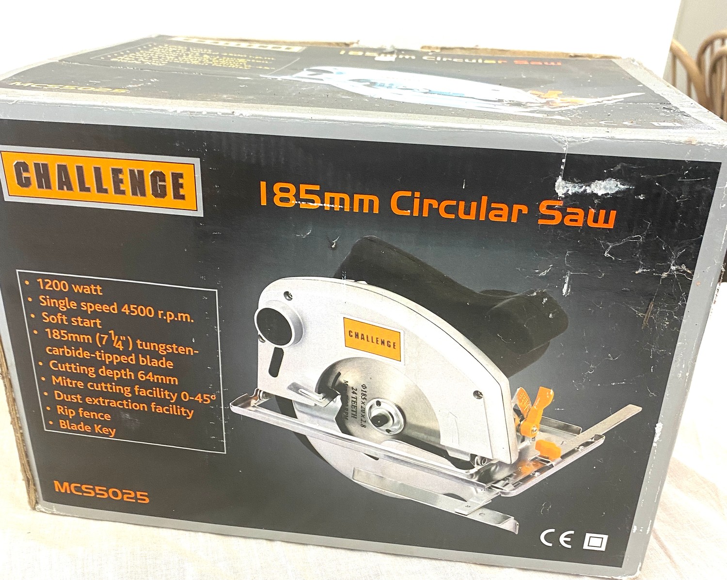 Challenge 730w Belt sander, 185mm circular saw Worx 82mm 750w electric planer - Image 3 of 4