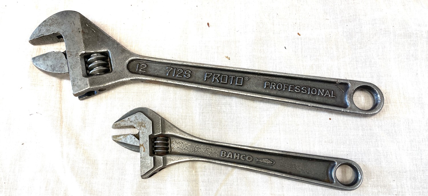Proto professional 712 S rench, Bahco 8 inch rench, selection of jex key sets - Image 2 of 4