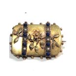 Antique 15ct gold brooch weight 5.8g