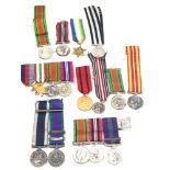 large collection of miniature medals inc ww2 st john and royal navy etc