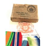 Boxed ww2 medal group inc atlantic star