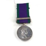 ER11 General service medal south arabia bar to 23710437 sapper j.f.day r.e