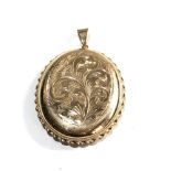 large 9ct gold locket 18.8g