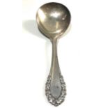 Large georg jensen serving spoon measures approx 23cm long