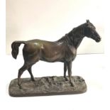 Signed P.J.MENE bronze figure of a horse measure approx 21cm wide height 19cm