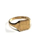 9ct Vintage signet ring 3.2g