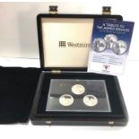 Boxed proof limited edition a tribute to the armed services silver proof £5 coin set