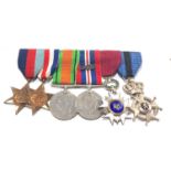 ww2 medal group with belgium medals