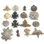 selection of military cap badges