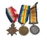 ww1 trio medals to 12443 cpl .l.w.pike D.of Corn.Li