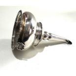 Antique silver wine funnel