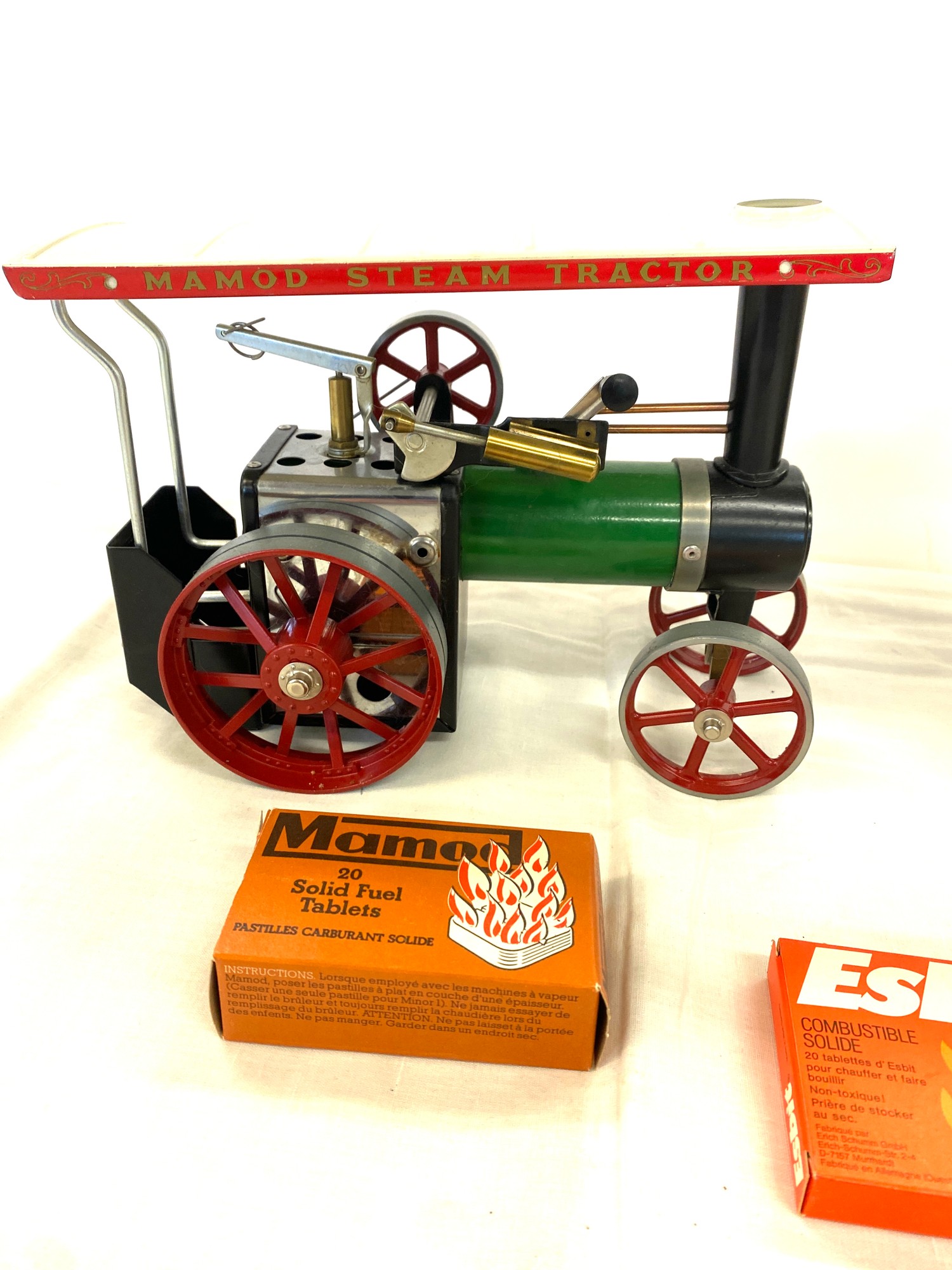 Boxed Mamod steam tractor traction engine - Image 2 of 3