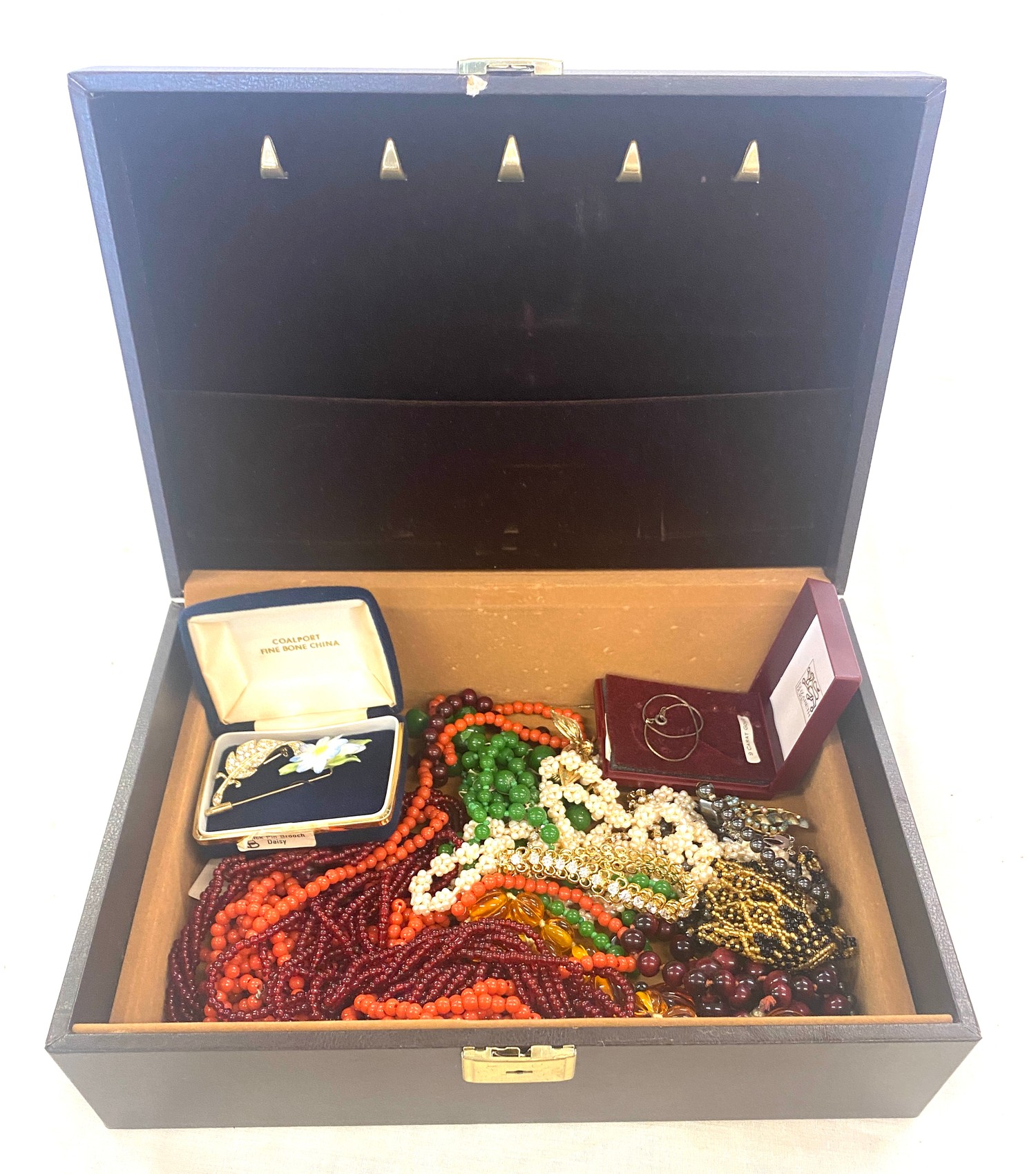 Costume Jewellery in box