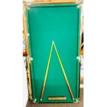 Table top snooker table, 6ft by 3ft