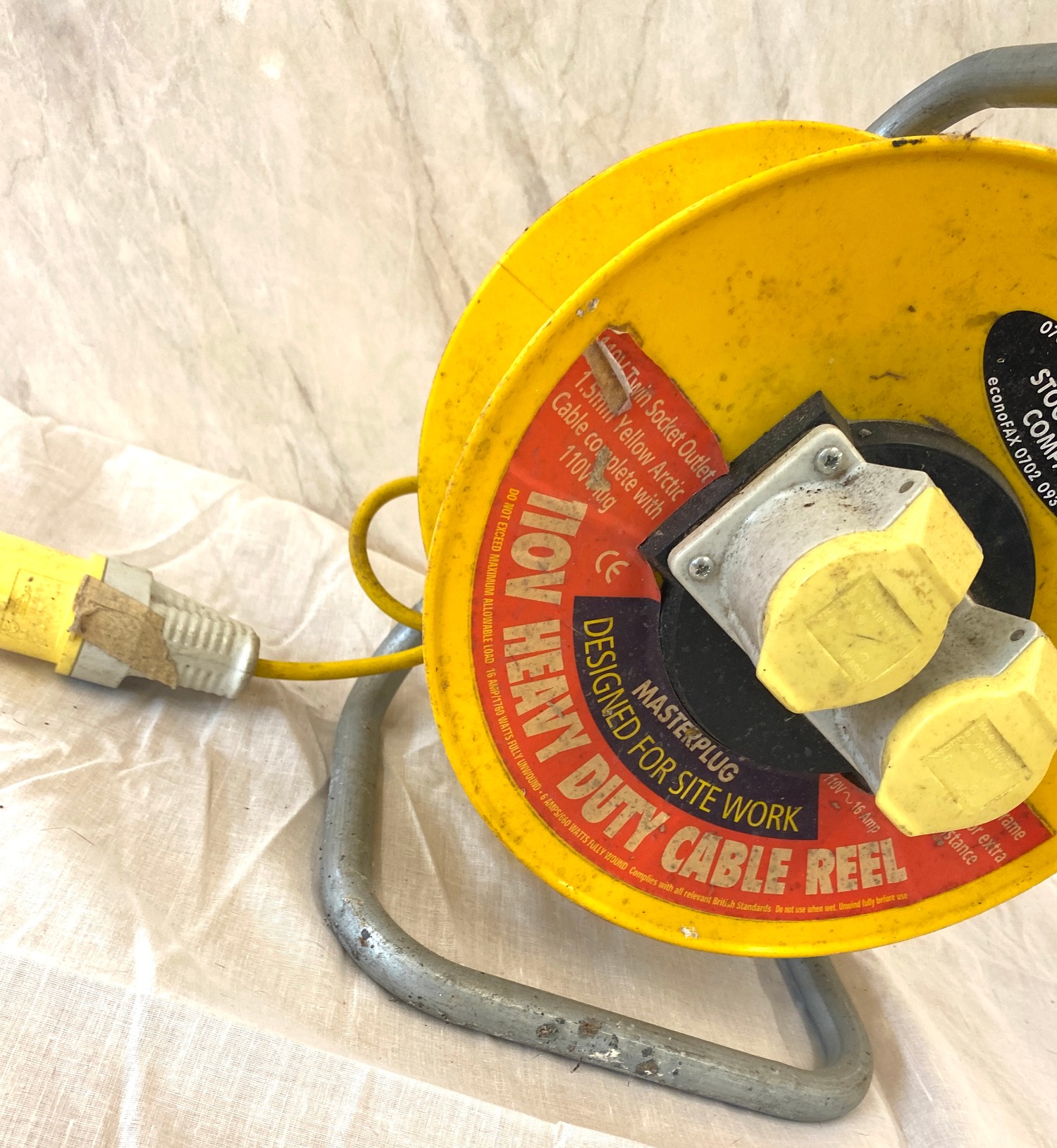 110v Heavy duty cable reel - Image 3 of 3