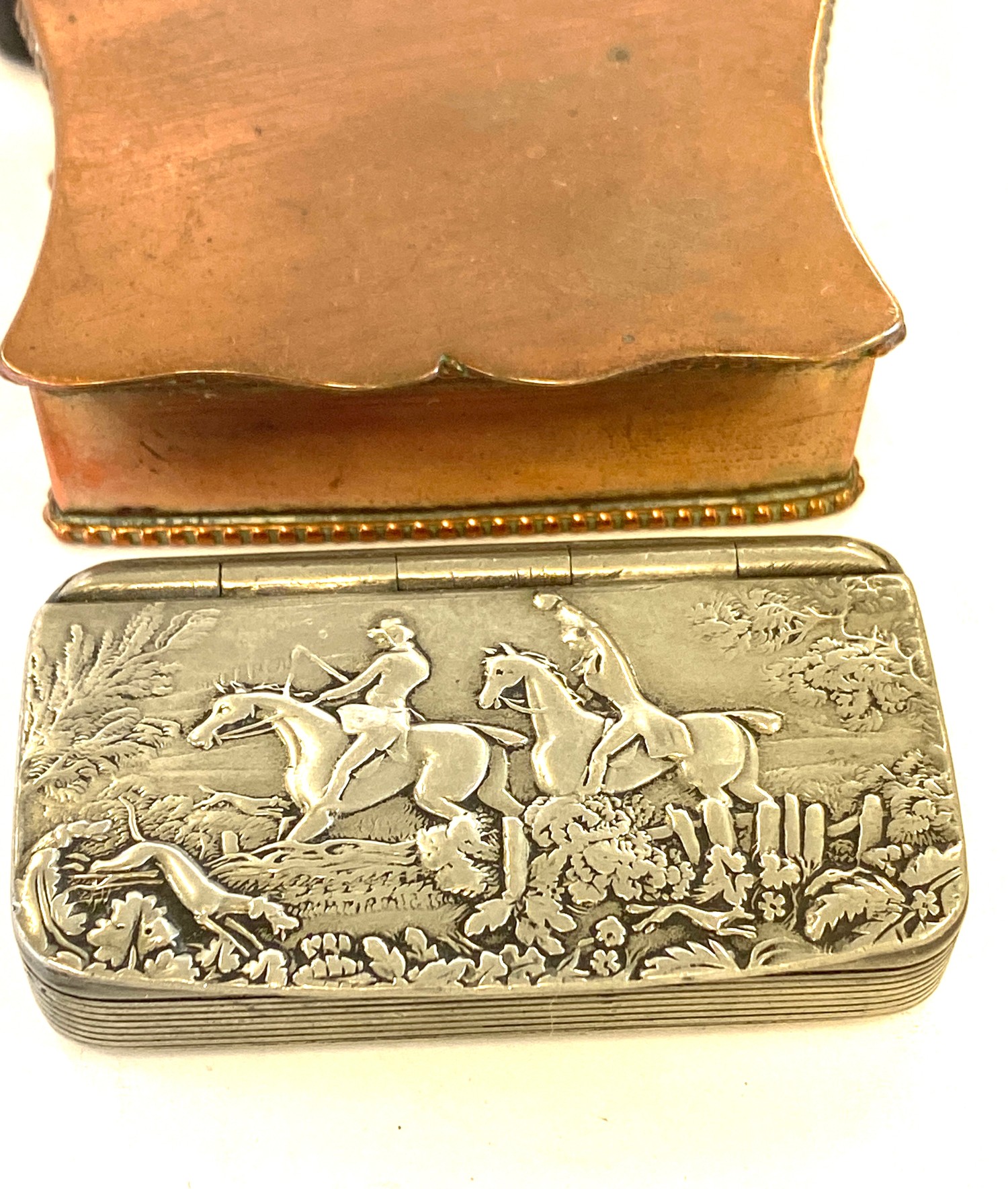 4 Antique snuff boxes - Image 3 of 4