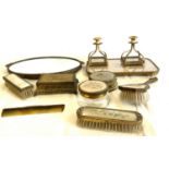 Selection of vintage dressing table sets