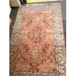 Large rug measures approx 94" long by 55" wide