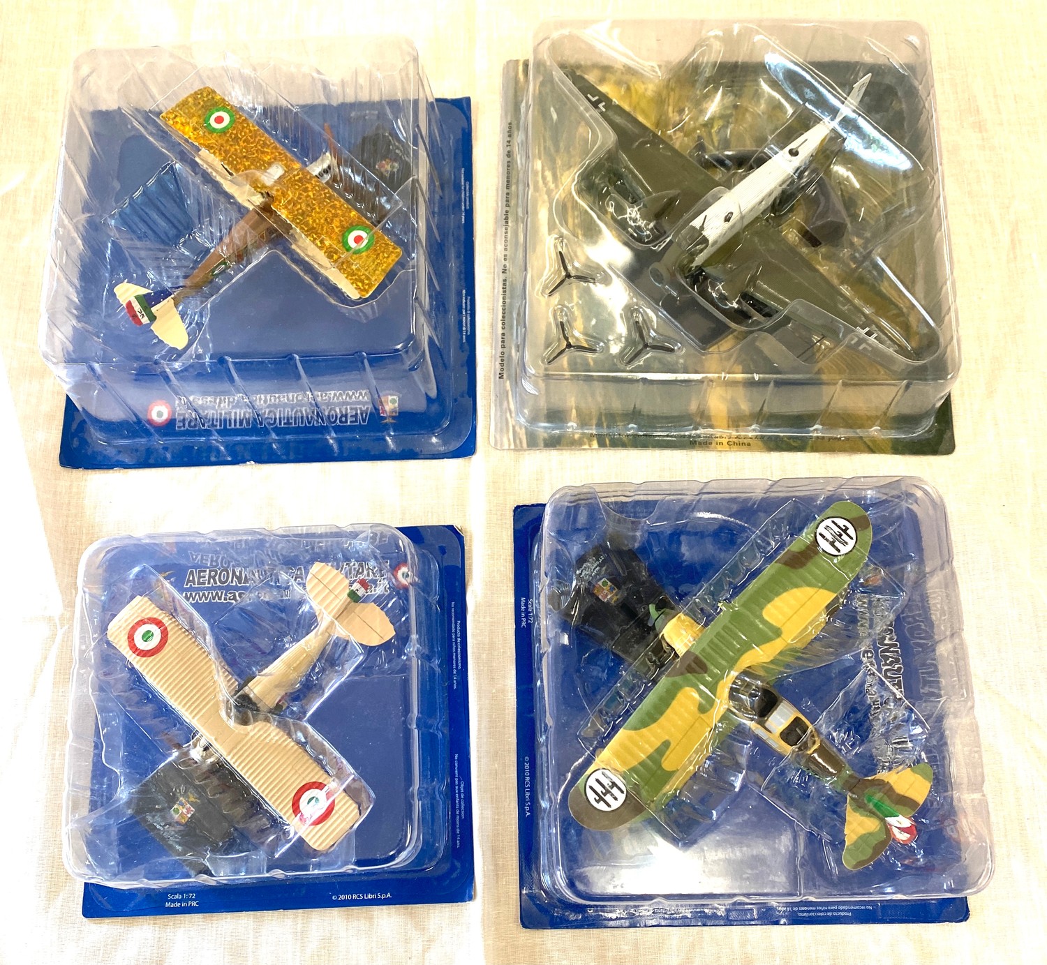 4 Boxed Assorted military aircraft models