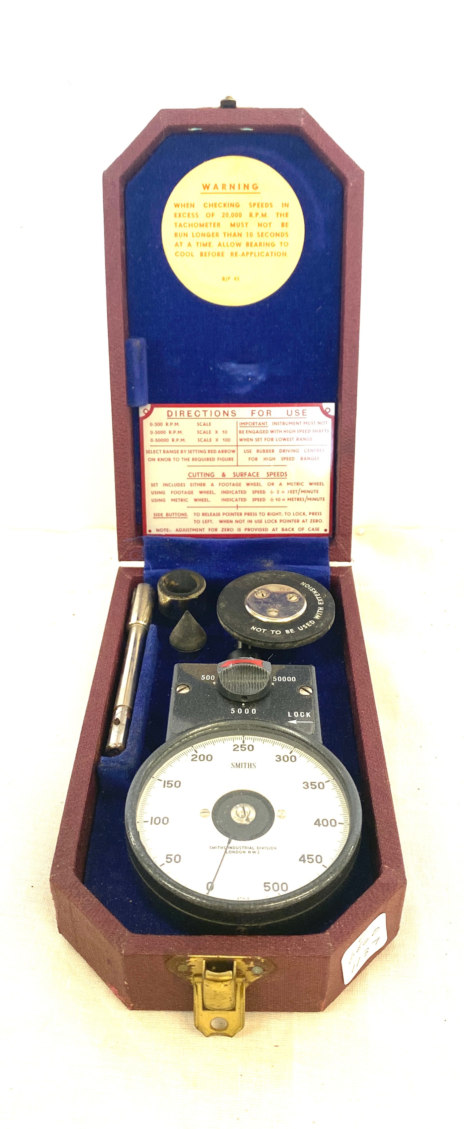 Case tachometer