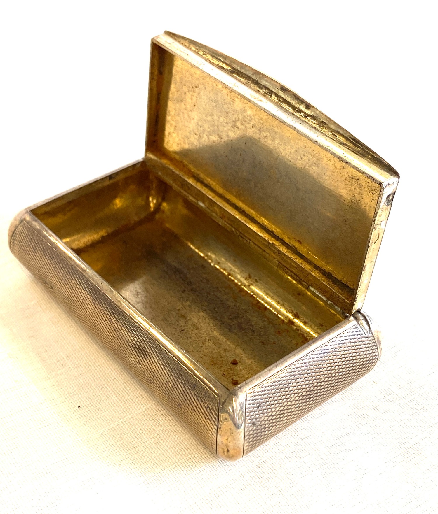 Antique Continental silver snuff box