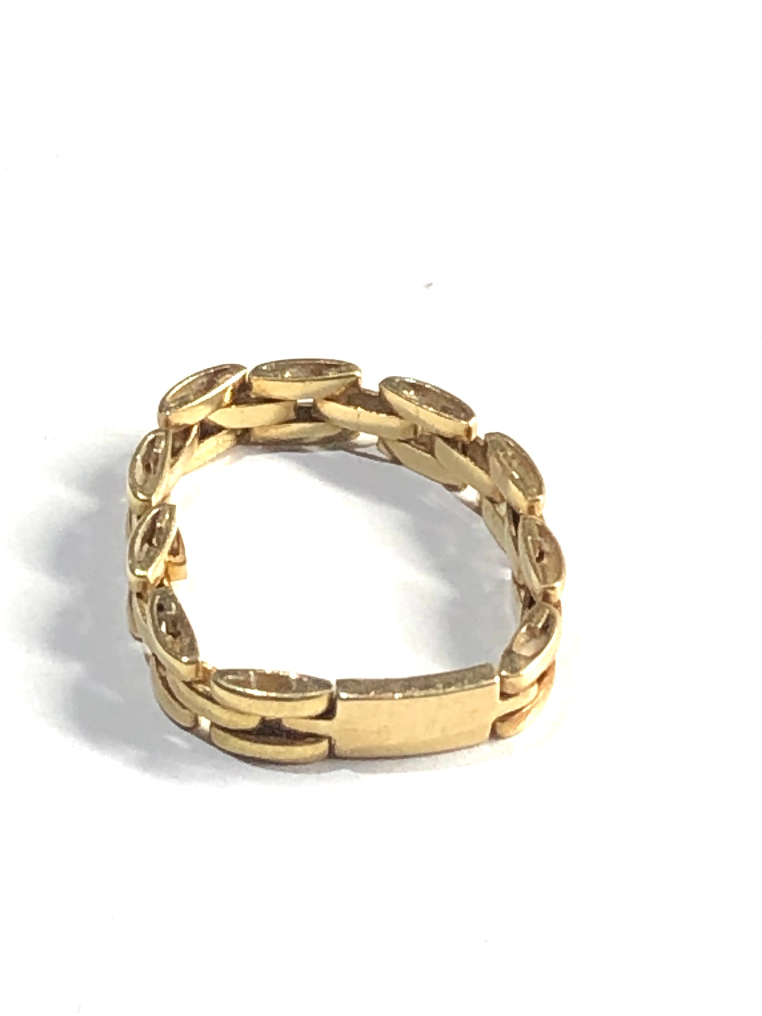 18ct gold chain ring weight 2.5g