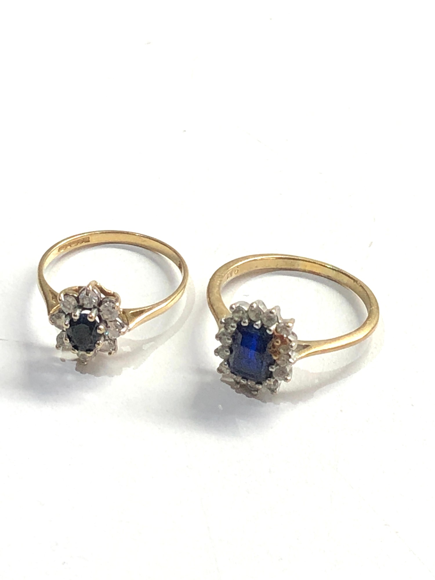 2 x 9ct dress rings 4.4g - Image 2 of 3