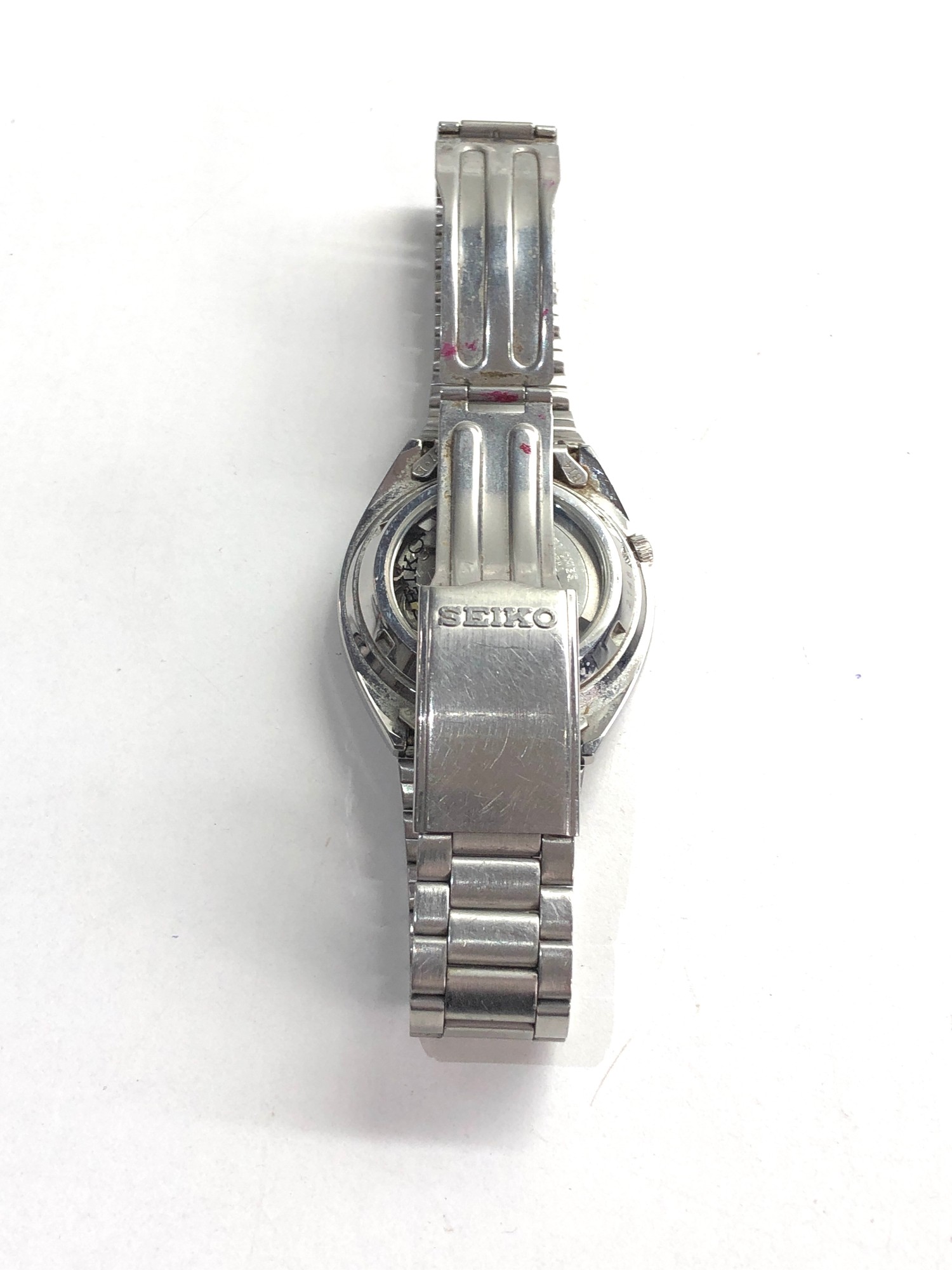 Gents seiko 5 automatic gents wristwatch in working order but no warranty is given 7526-0480 - Image 3 of 4