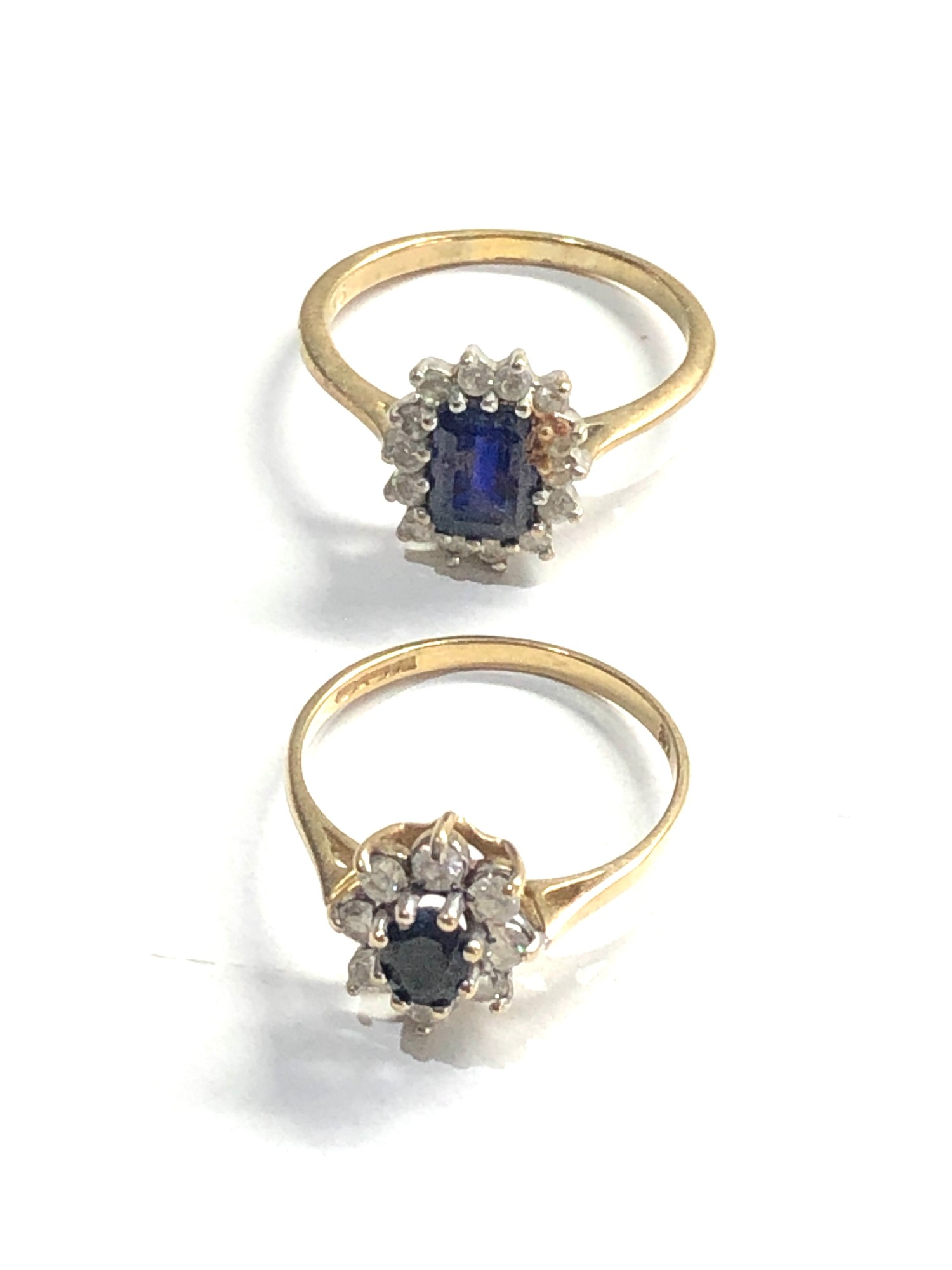 2 x 9ct dress rings 4.4g