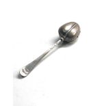 Rare Victorian silver patented ?Teaette? tea infuser George Gillett London 1893