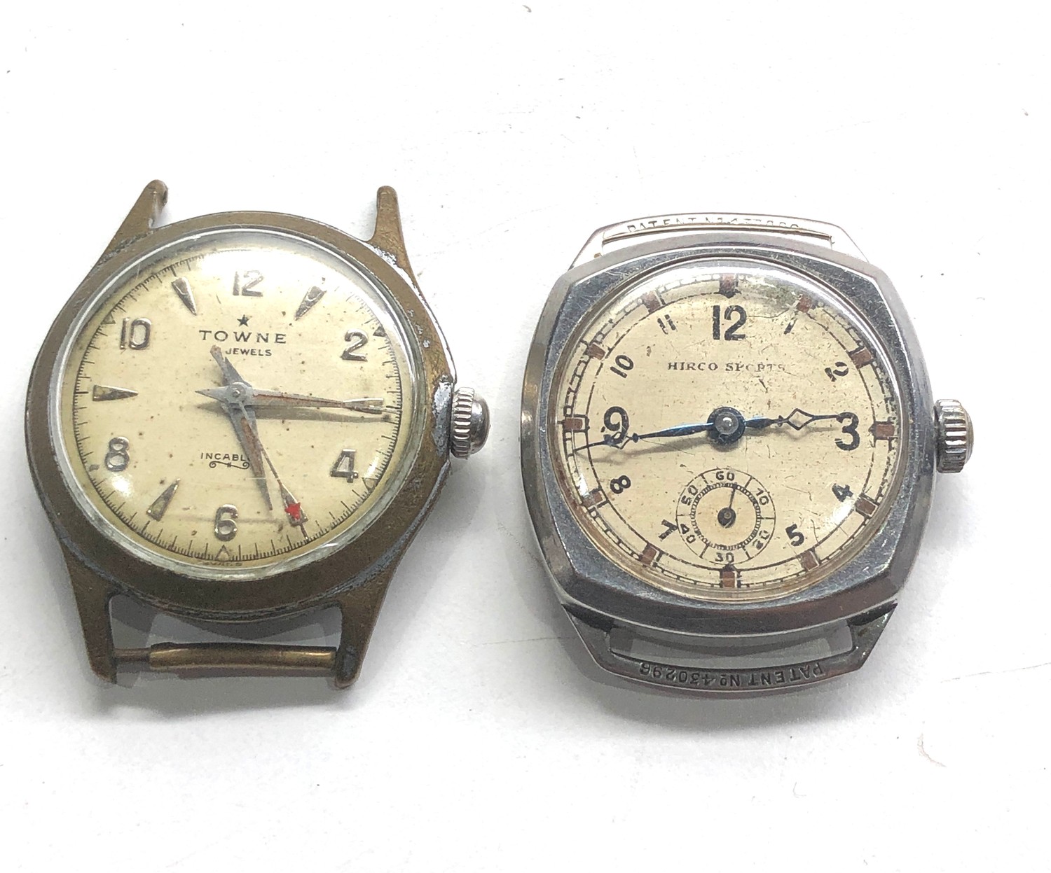 Selection of 4 vintage gents wrist watches includes towne ingersoll sekonda hirco sports untested - Image 4 of 4