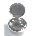 Antique silver tobacco box Birmingham silver hallmarks age related dents please see images for