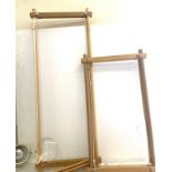 Needle work frame with light and magnifier