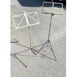 2 Vintage music stands