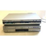 Panosonic dmr-e100h dvd video recorder and a samsung DVD 511 - both untested