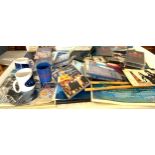 Large selection of Moody Blues memorabilia, to include, pictures, drum sticks, videos, books etc