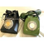 2 Vintage telephone's one without receiver