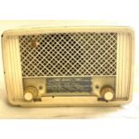 Vintage Philips radio, MK 39850 untested